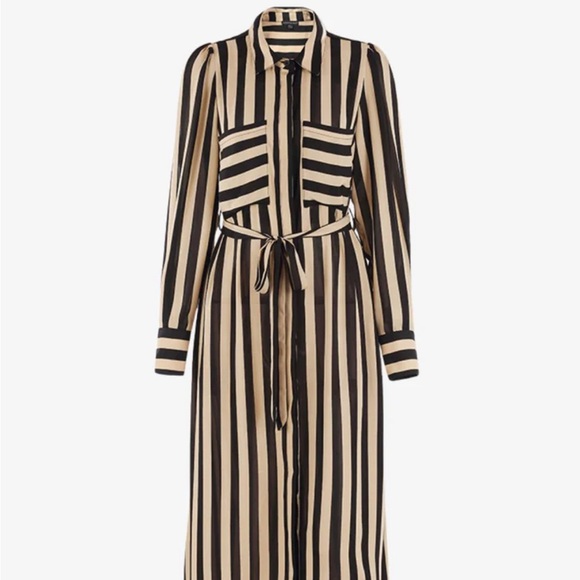 Noisy May Long Sleeve Striped Will Dress - Picture 2 of 3